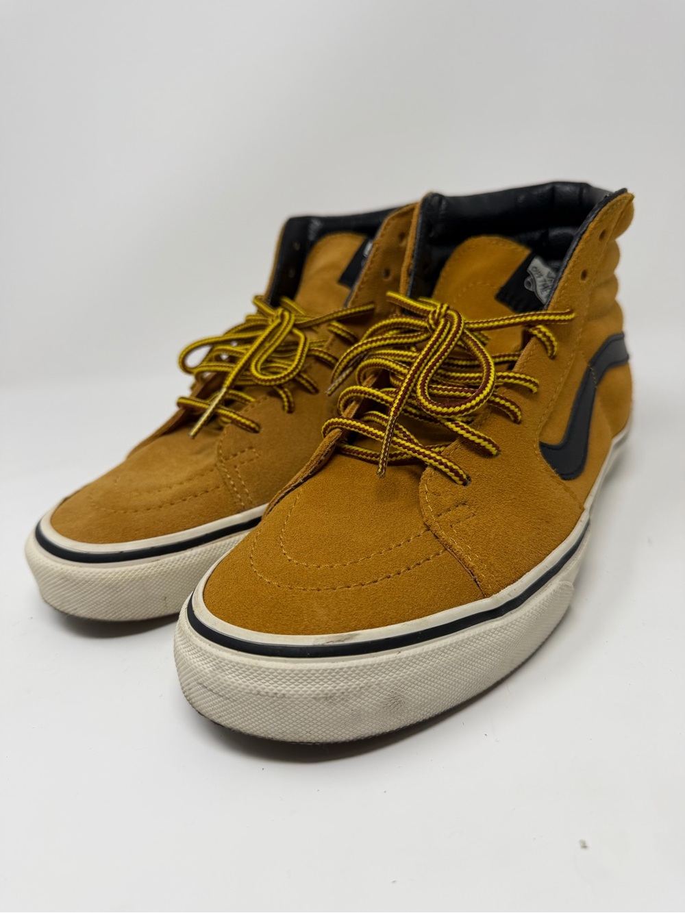 Men's Vans High-Top Suede Sneakers - Tan Sz. 7